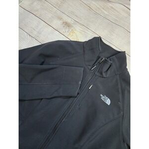 North Face WindWall Jacket‎ Women's Size Large Black Softshell Winter